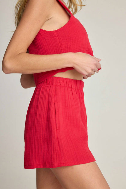 Sunday Ritual Lucia Shorts Red XSmall 3