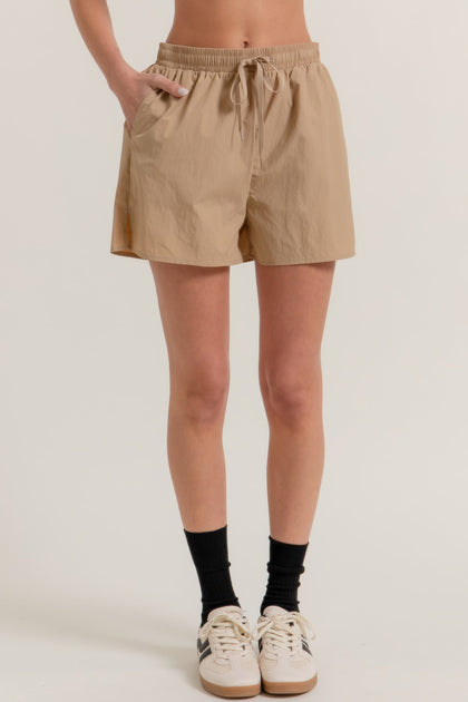 TRUEDAMES Anorak Side Slit Workout Shorts Black Small 3