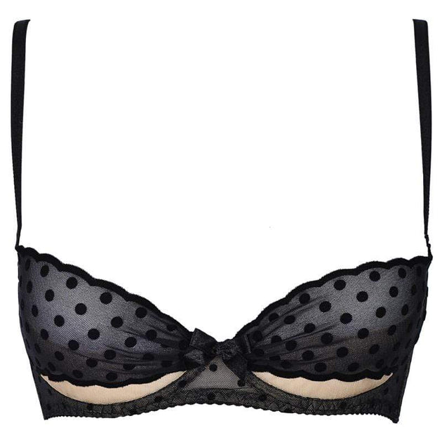 TRUEDAMES Seductive Dots Half-Bh Schwarz 34D 4