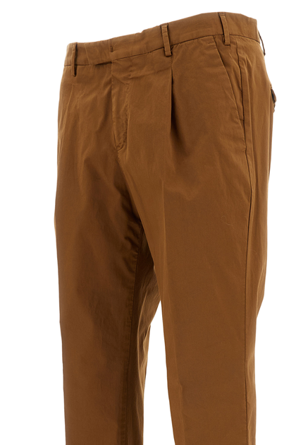 PT01 Master Stretch Satin Trousers Brown EU 50 4
