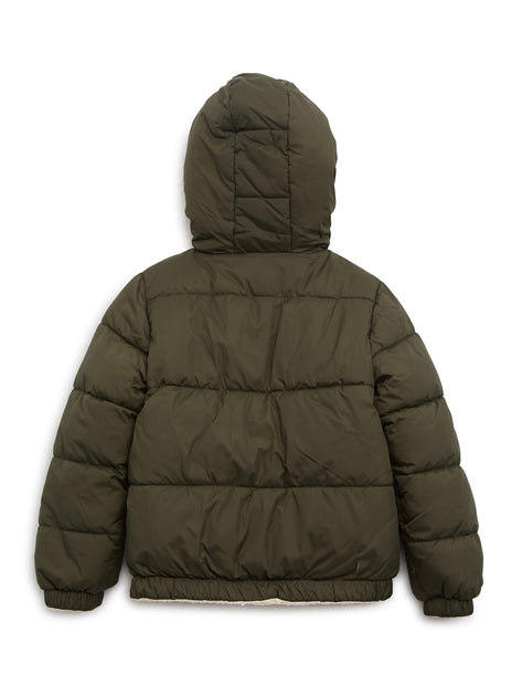 Guess Factory Wendepufferjacke Schwarz US 12 3