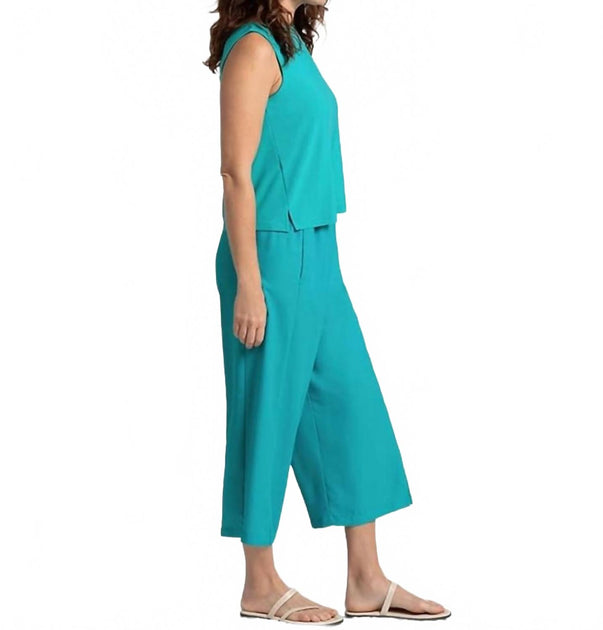Sympli Flared Shell Top Bleu US 10 4