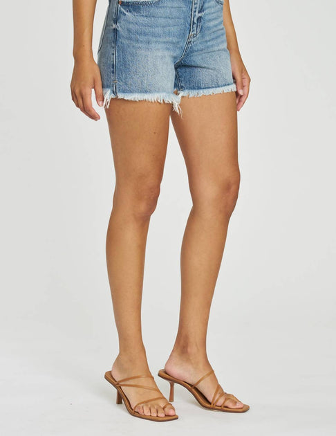 PISTOLA Maeve High Rise Shorts Bleu 25 4