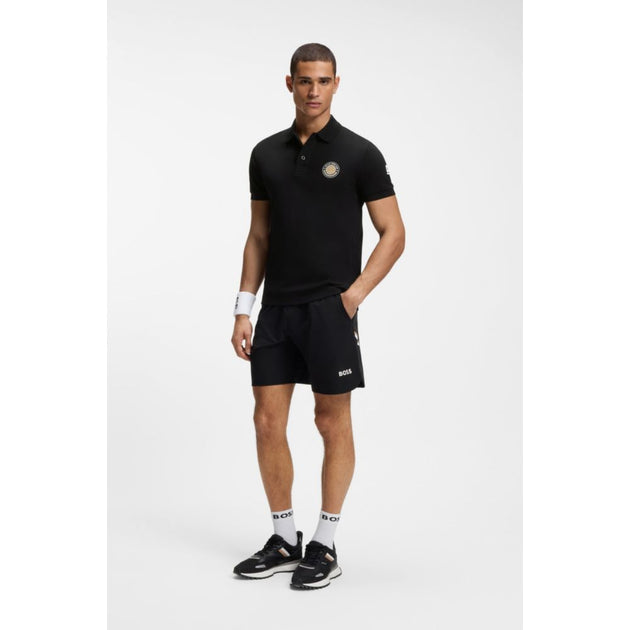 Boss Cotton-pique Polo Shirt Black Small 3