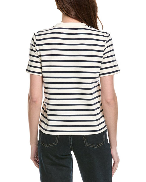 Kenneth Cole Stripe T-Shirt Blue Large 3
