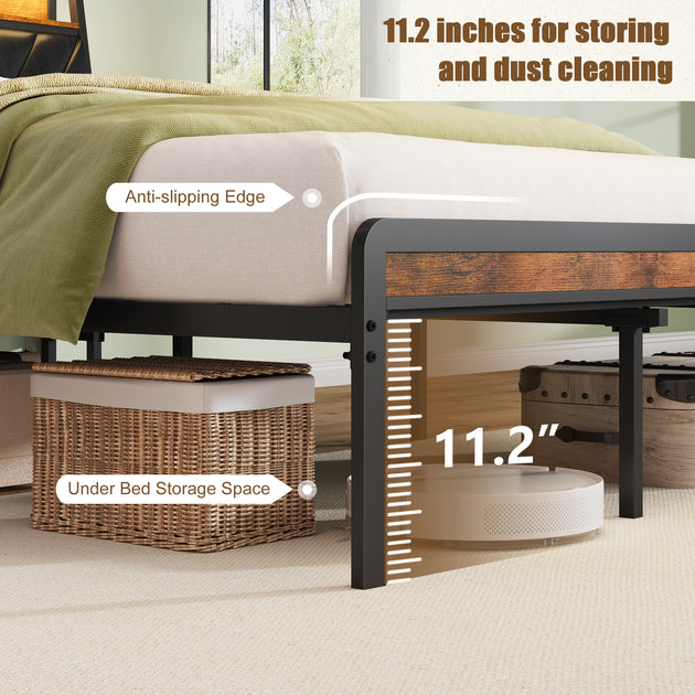 Streamdale Platform Bed Frame Black 4