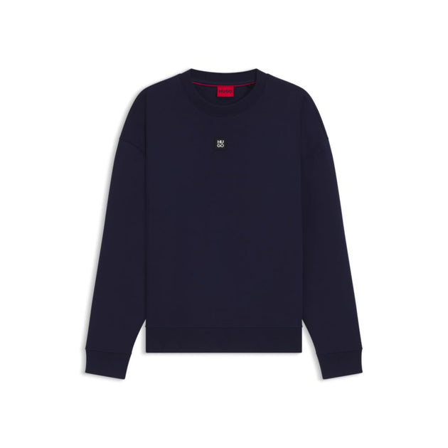 Hugo Boss Stacked-logo Sweatshirt Blue XLarge 2