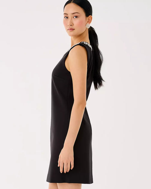 Lilly Pulitzer Geller Shift Dress Black US 14 4