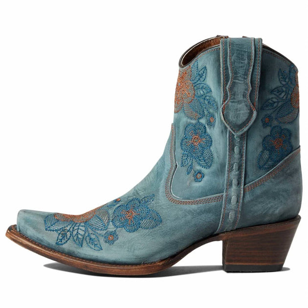 Corral Embroidered Ankle Boots Blue US 7 2