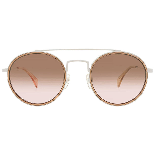 Tommy Hilfiger TH 1455/S Round Sunglasses White/Brown 53 2