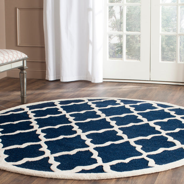 Safavieh Cambridge CAM312 Area Rug Navy/Ivory 4