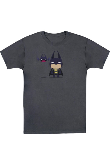 Gildan Batman Short Sleeve T-Shirt Grey Large 2