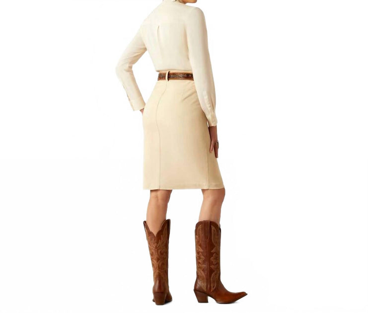 Ariat Rachel Midi Skirt Beige US 2 3