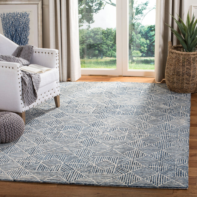 Safavieh Abstract ABT763 Area Rug Blue/Ivory 2