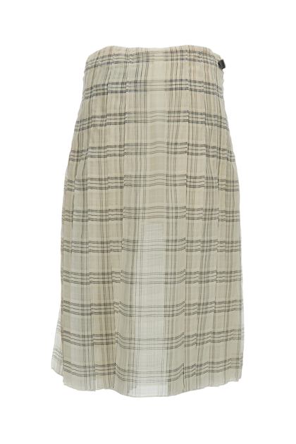 Durazzi Milano Midi Checked Kilt Skirt Multicolor EU 42 3