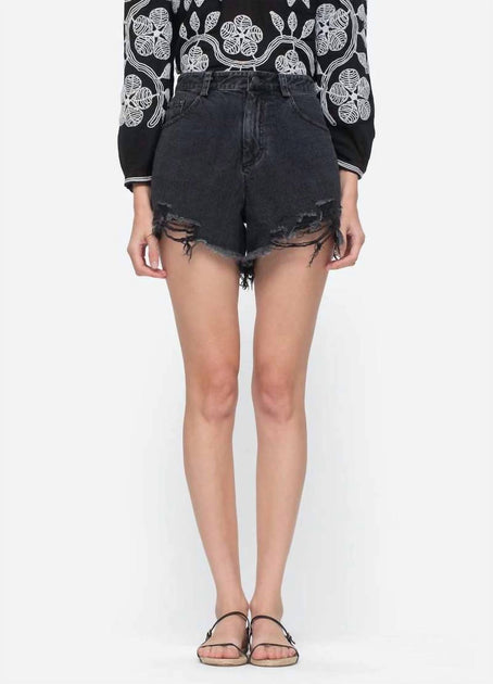 SEA Jamie Twill Shorts Black US 4 2
