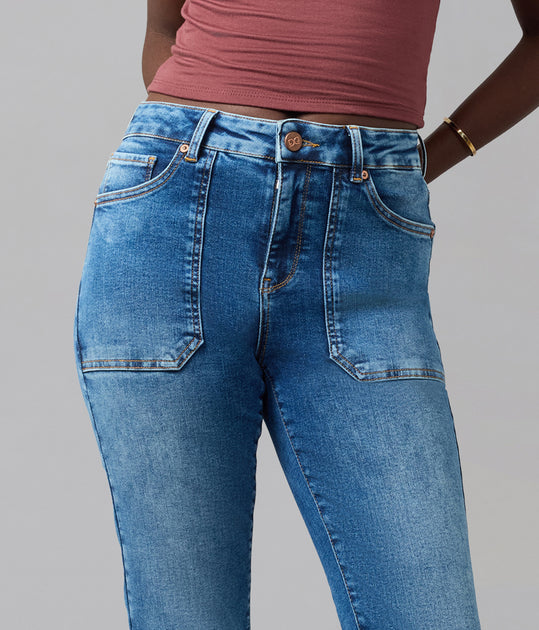 Lola Denim Billie High Rise Bootcut Jeans Blue 36 3