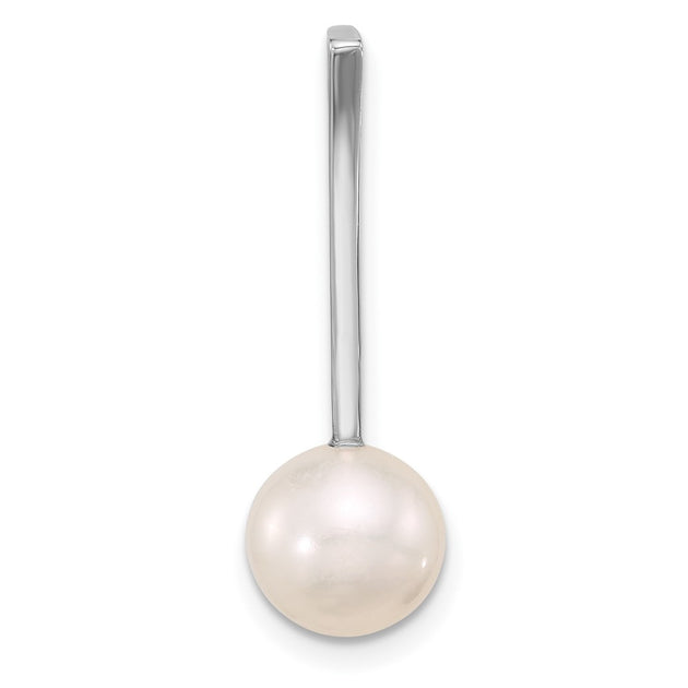 Diamond2Deal Pearl Drop Pendant Silver 3