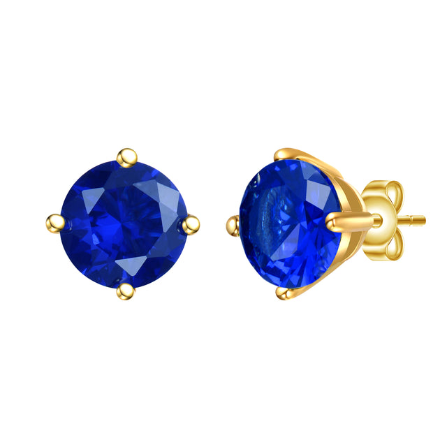Rachel Glauber Stud Earrings Silver 2