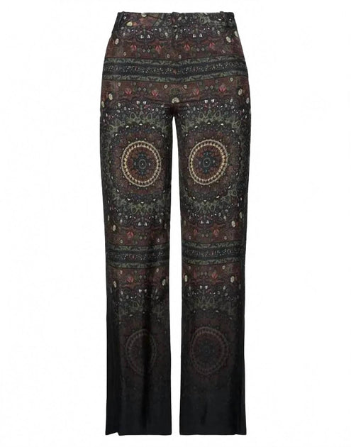 Desigual Wide Leg Pants Green 42 3