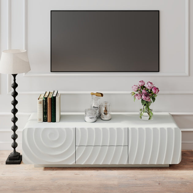 Streamdale 58" TV Console White 3