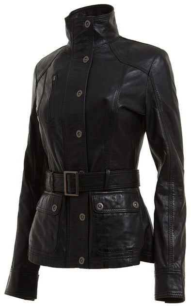 Infinity Phoenix Leather Jacket Black Large 3