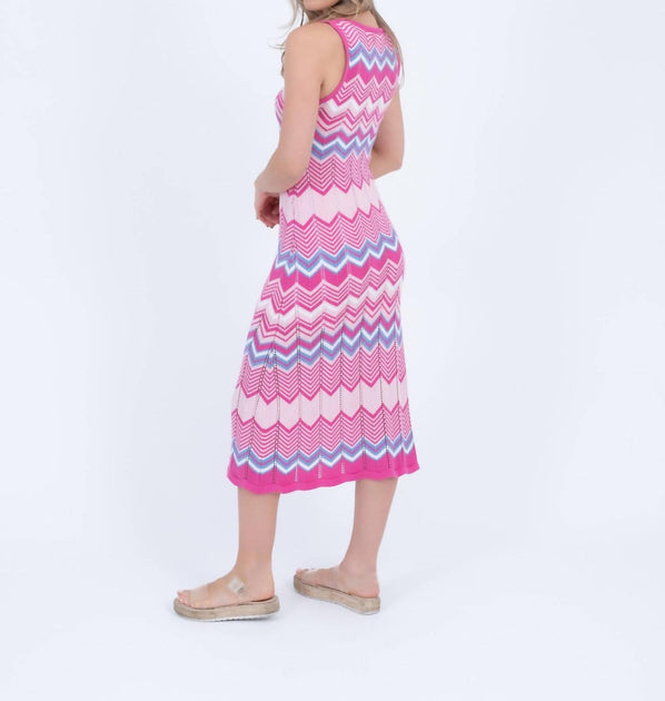 Burgess Sweaters Daphne Dress Pink XLarge 3