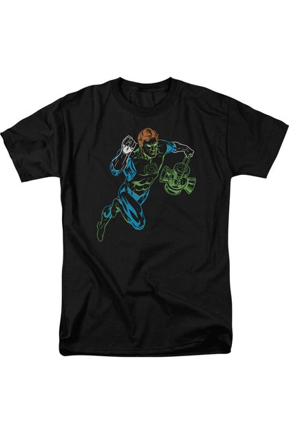 Gildan Neon Lantern Kurzarm T-Shirt Schwarz Small 2