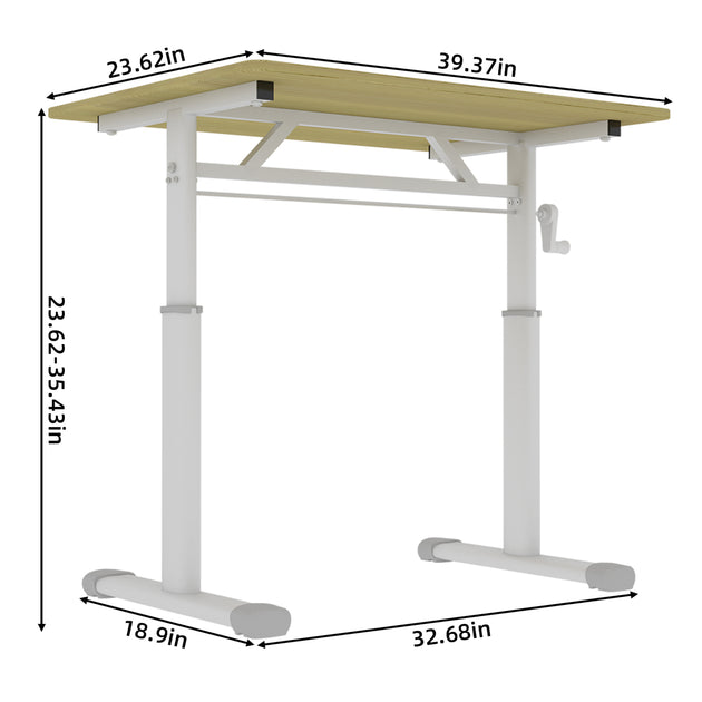 Streamdale Adjustable Height Study Desk 9