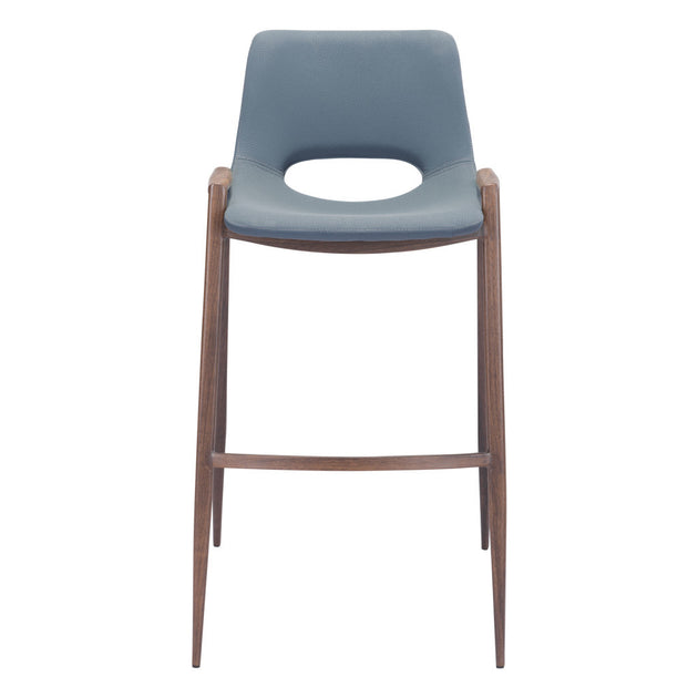 Hivvago Bar Chair Gray/Brown 29in 4