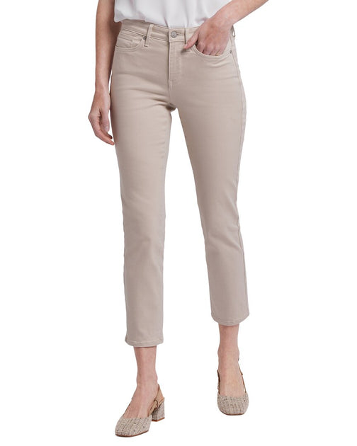 NYDJ Sheri Ankle Crop Jean Beige US 12 2