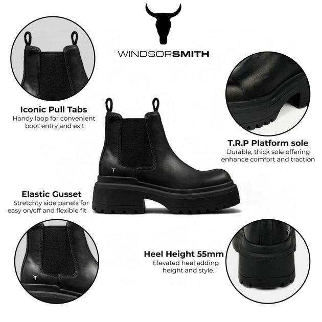 Windsor Smith Dopamine Chelsea Boots Black EU 36 3