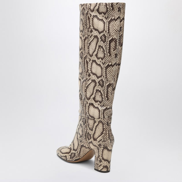 シューズ・サンダルその他 Paris Texas Lavinia boots in python-printed leather Paris Texas Women's Lavinia Boots In Python-printed Leather