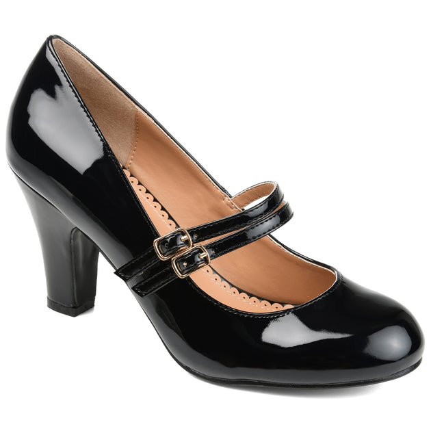 Journee Collection Windy Pumps Black US 8.5 2