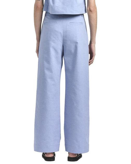 Derek Lam 10 Crosby Felicity Pleated Tie Pant Blue US 00 3