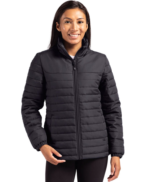 Clique Elevation Eco Full Zip Puffer Jacket Blue Small 2