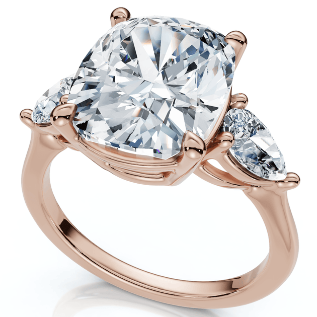 Pompeii3 Annie Diamond Engagement Ring Silver US 9 2