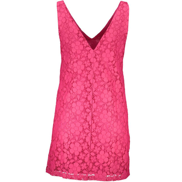 Desigual Women's Dress Pink Large 3