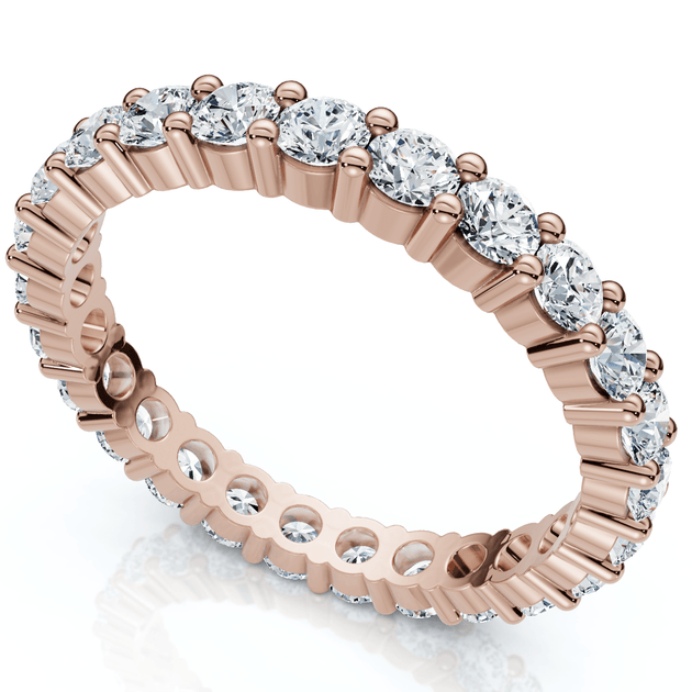 Pompeii3 1ct Diamond Eternity Ring White Gold US 6.5 2