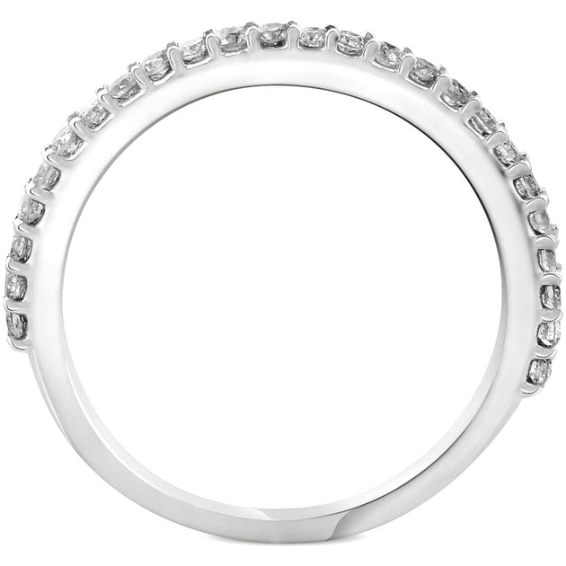 Pompeii3 1/4ct Diamond Wedding Ring 14k White Gold US 8.5 4