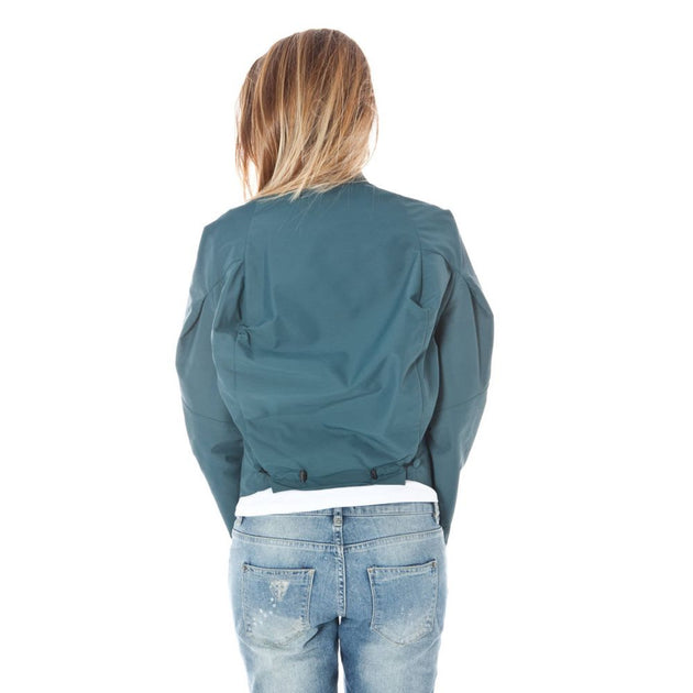 Calvin Klein Polyamide Women Jacket Green EU 38 4
