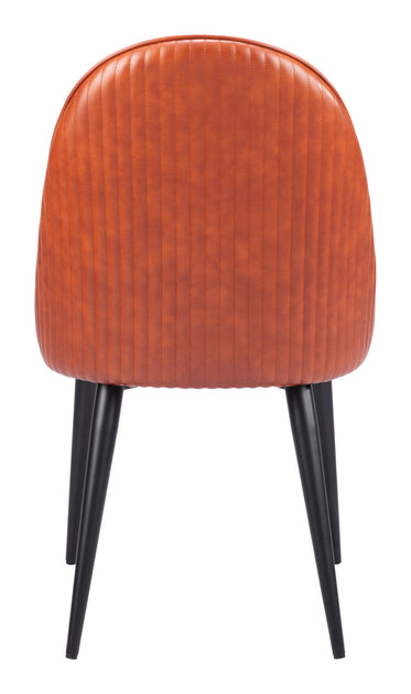 Hivvago Silloth Armless Dining Chair Brown 3