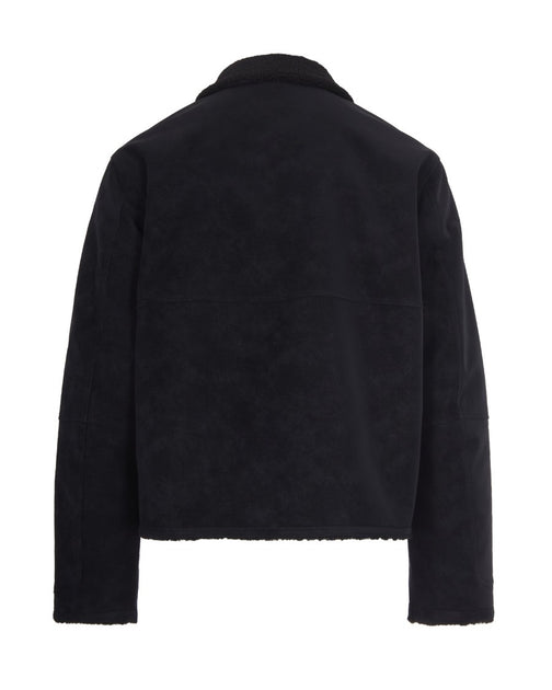 Represent Cropped Shearling Jacket Black XL 3