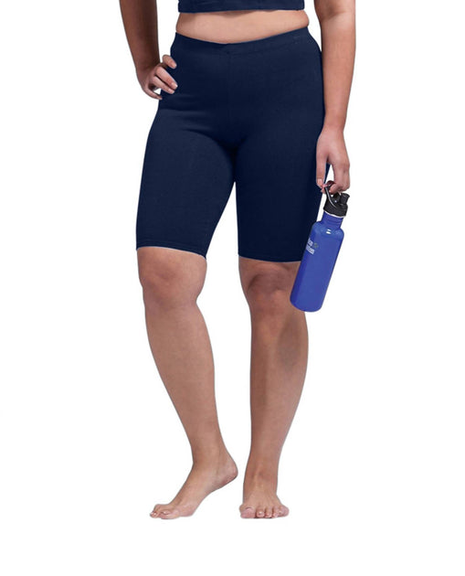 On The Plus Side High Rise Crop Jegging Blue 3X 4