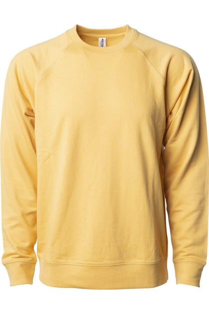 Independent Trading Co. Icon Crewneck Sweatshirt Yellow Medium 2