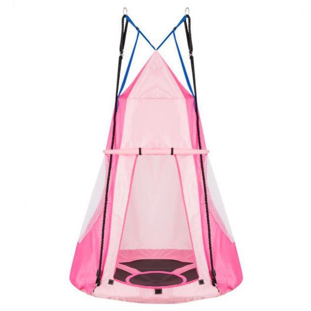 Hivvago 2-in-1 Hanging Chair Orange 4