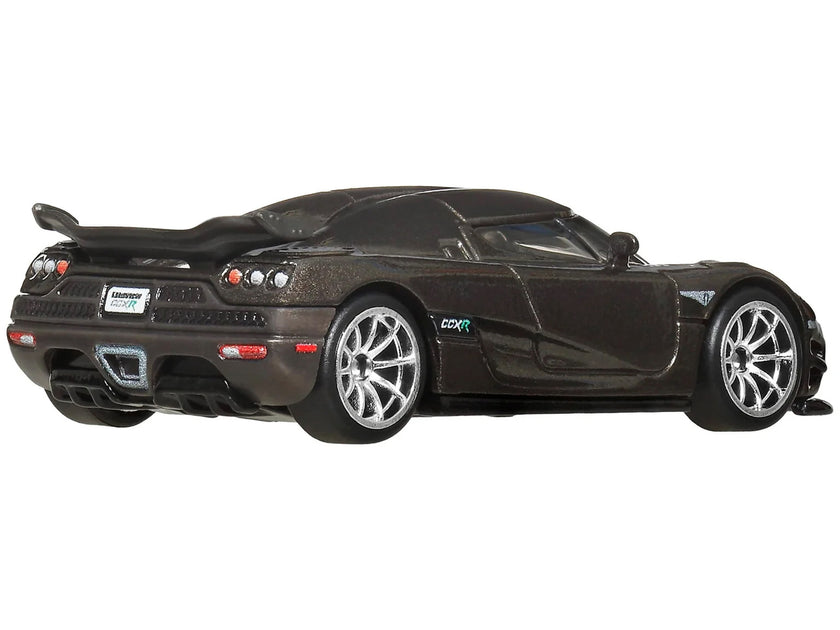 Hot Wheels Koenigsegg CCXR Diecast Model Dark Gray Metallic 4