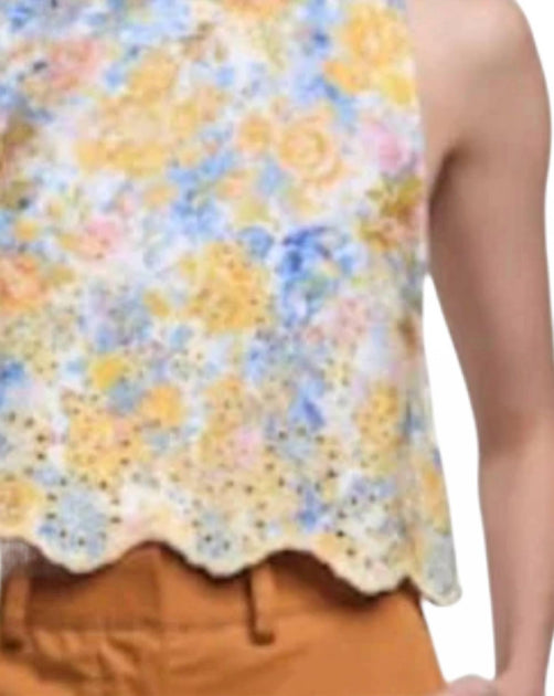 Kika Vargas Gemma Sleeveless Top Multi US 6 4