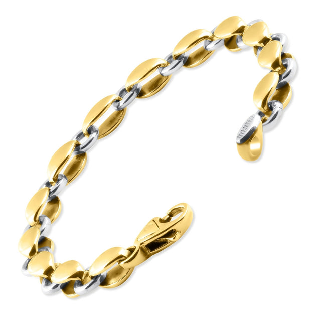 Pompeii3 Men's Link Bracelet Silver 8.5in 3