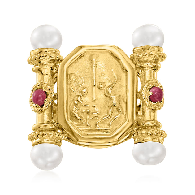 Ross-Simons Tagliamonte Cameo Ring Red US 9 2